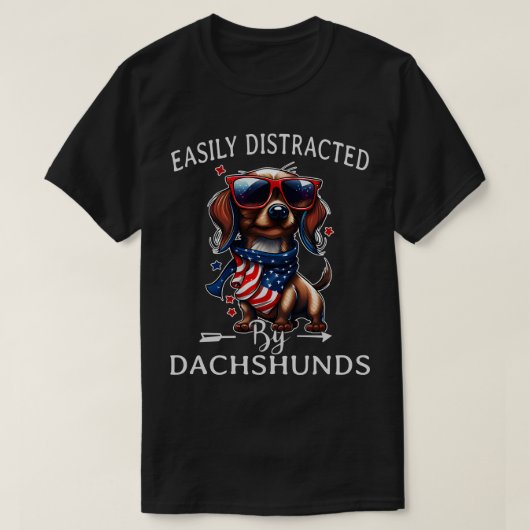 Schattigee teckels 1 t-shirt (Design voorkant)