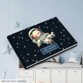 Schattigee Teddy Bear Astronaut Boy Baby shower Gastenboek