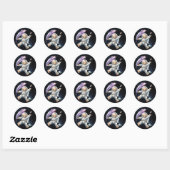 Schattigee Teddy Bear Astronaut Galaxy Stickers (Vel)