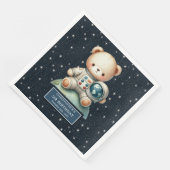 Schattigee Teddy Bear-astronautenservetten voor do Servet (Hoek)