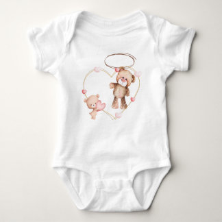 Schattigee Teddy Bear Baby Kleding Ontwerp Romper