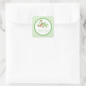 Schattigee Teddy Bear Baby shower Vierkante Sticke Vierkante Sticker (Tas)