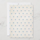 Schattigee Teddy Bear Boy Verjaardagsfeestuitnodig Kaart (Achterkant)