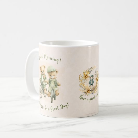 Schattigee Teddy Bear Mok - Het wordt een geweldig (Voorkant links)