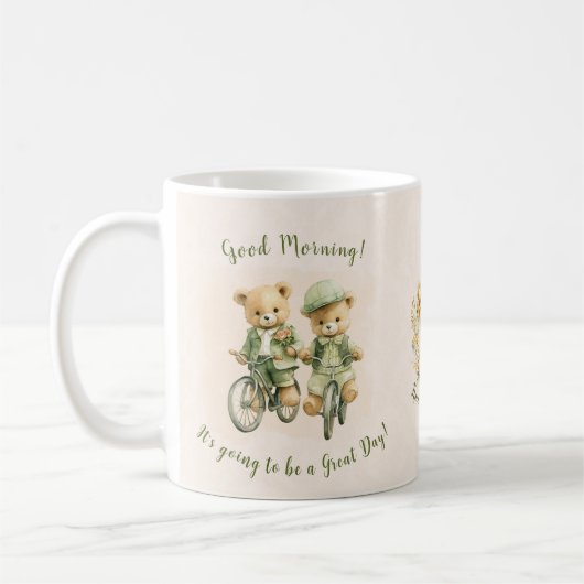 Schattigee Teddy Bear Mok - Het wordt een geweldig (Links)