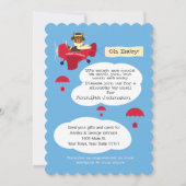 Schattigee Teddy Bear Pilot Vliegtuigdouche per Ma Kaart (Voorkant)