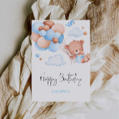 Schattigee Teddy Bear Verjaardag Kaart