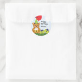  Schattigee Teddy Bear Verjaardag Sticker (Tas)