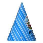 Schattigee Teddy Bear Verjaardagspapier Party Pett Feesthoedjes (Links)