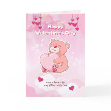 Schattigee Teddy Funny Valentijn Kaart