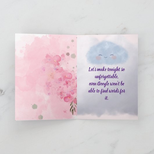 Schattigee Teddy Funny Valentijn Kaart (Binnen)