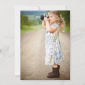 Schattigee Teddy heteluchtballon Kinder foto Verja Bedankkaart (Achterkant)