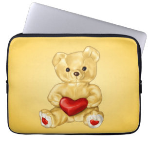 Schattigee Teddy Hypnotist Kinder Laptop Sleeve