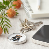 Schattigee Teddy Memes Sleutelhanger (Zijkant)