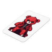 Schattigee Teddy Red Boy Magneet (Linkerzijde)