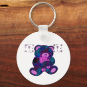 Schattigee Teddy-Sleutelhanger Sleutelhanger (Voorkant)