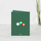 Schattigee Teddy thema kerst Kaart (Achterkant)