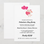 Schattigee Teddy Valentijnsdag Bedankt kaarten (Voorkant / Achterkant)