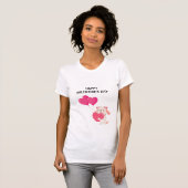 Schattigee Teddy Valentijnsdag T-shirts (Voorkant volledig)