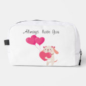 Schattigee Teddy-Valentijnsdag Toilettasje (Voorkant)
