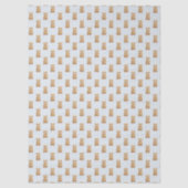 Schattigee teddybeer baby blauw Baby shower Tissuepapier (Voorkant)