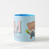Schattigee teddybeer Baby lichtblauw Mok (Midden)