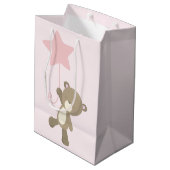 Schattigee teddybeer Baby Medium Cadeauzakje (Achterkant Gekanteld)