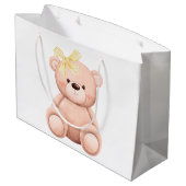 Schattigee teddybeer baby shower kind verjaardagsc groot cadeauzakje (Achterkant Gekanteld)