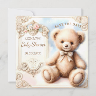 Schattigee teddybeer Bewaar de datum