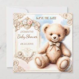 Schattigee teddybeer Bewaar de datum