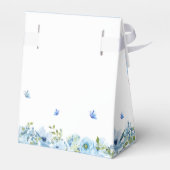 Schattigee teddybeer blauw ballons jongens Baby sh Bedankdoosjes (Achterkant)