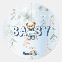 Schattigee teddybeer blauw bloemig mooi feest