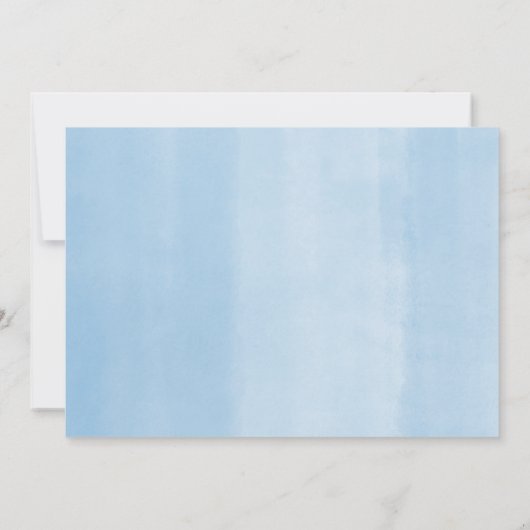 Schattigee Teddybeer blauwe ballonnen 1e verjaarda Kaart (Achterkant)