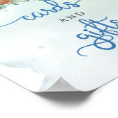 Schattigee teddybeer boho bloemenkaarten en gesche poster (Hoek)