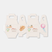 Schattigee Teddybeer Eerste Verjaardagsfeestgunst Bedankdoosjes (Uitgevouwen)