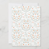 Schattigee teddybeer en hart Baby shower Kaart (Achterkant)