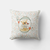 Schattigee Teddybeer en harten Kussen (Voorkant)