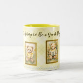 Schattigee teddybeer geel grote dag Mok plezier ge (Center)