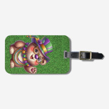 SCHATTIGEE TEDDYBEER GEKLEED VOOR MARDI GRAS