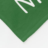 Schattigee teddybeer gezicht Kinder aangepaste naa Fleece Deken (Hoek)