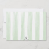 Schattigee teddybeer groene ballonnen neutrale ver kaart (Achterkant)