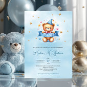 Schattigee teddybeer Het is een baby shower Kaart