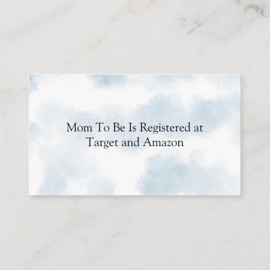 Schattigee Teddybeer Hete Luchtballonnen Baby Regi Informatiekaartje (Achterkant)