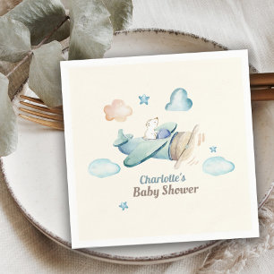 Schattigee teddybeer in Baby shower Servet