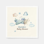 Schattigee teddybeer in Baby shower Servet (Voorkant)