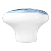 Schattigee Teddybeer in bed, meubels van het Kind, Keramische Knop (Zijkant)