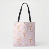 SCHATTIGEE TEDDYBEER IN HETELUCHTBALLON TOTE BAG (Voorkant)