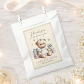 Schattigee teddybeer met ballonnen en geschenken bedankzakje (Geknipt)