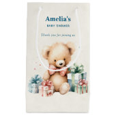 Schattigee teddybeer met gewikkeld Cadeaus Baby sh Klein Cadeauzakje (Voorkant)