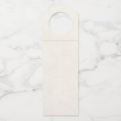 Schattigee teddybeer met kerstcadeaus flessenhanger (Achterkant)